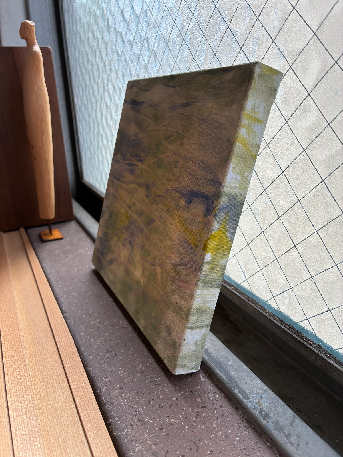 編む / Amu (18 × 18 × 2 cm / 7 × 7 × 0.75 inches)